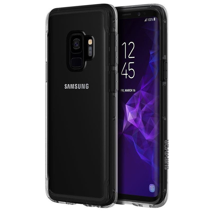 Telefontok Samsung Galaxy S9 Griffin Survivor Clear - páncélozott átlátszó tok