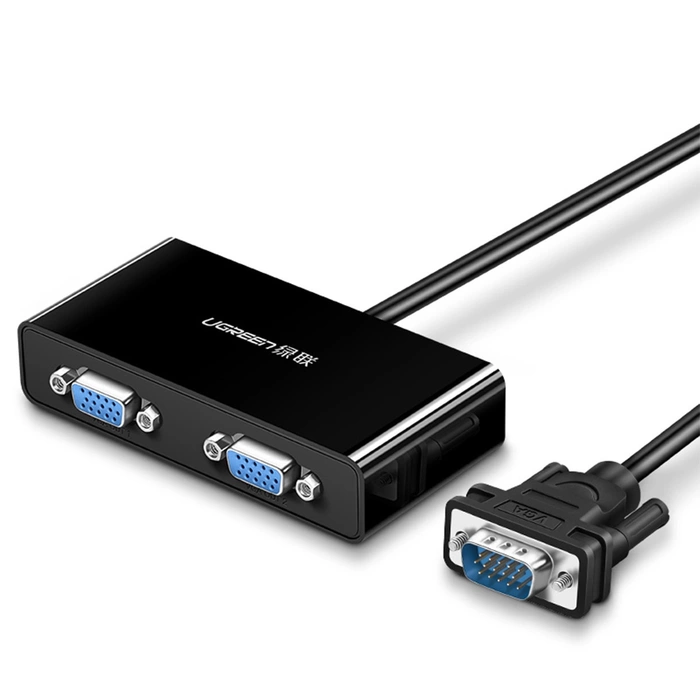 UGREEN Video-Splitter VGA auf 2X VGA 40254 1m Schwarz