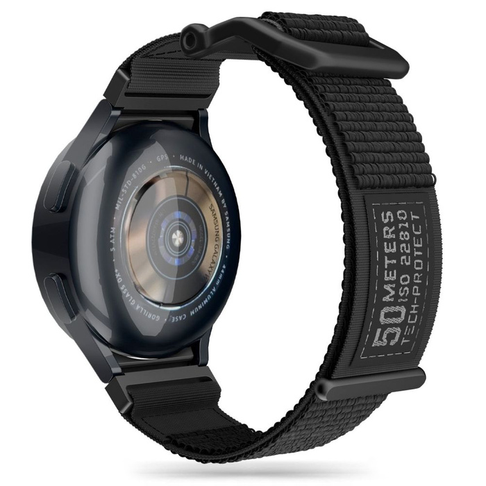 Řemínek Tech-protect Scout Samsung Galaxy Watch 4 / 5 / 5 Pro / 6 Black