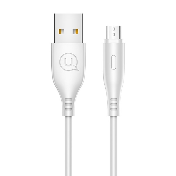 Kabel USAMS MicroUSB 2A Fast Charge 1m Bílá