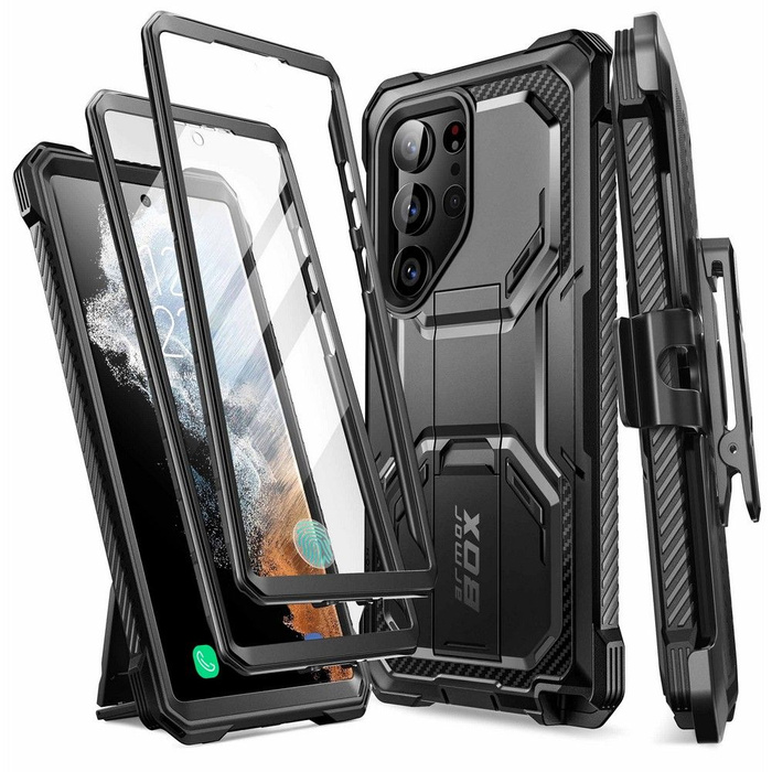 Obal Supcase Iblsn Armorbox 2-set Galaxy S23 Ultra Black