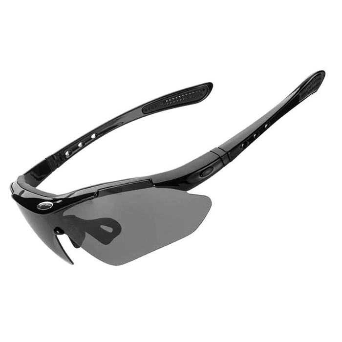 Lunettes de vélo photochromiques UV400 Rockbros 10143 noires