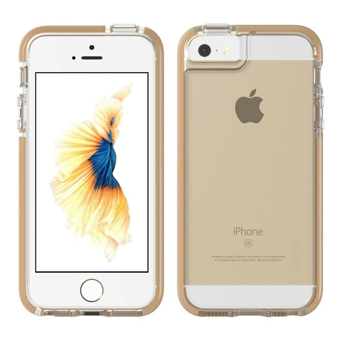 Kryt Pouzdro Apple iPhone 5 5S SE GEAR4 Piccadilly Gold D3o