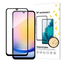 Wozinsky Full Glue gehärtetes Glas mit schwarzem Rahmen für Samsung A25