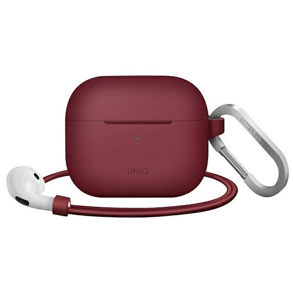 UNIQ Telefontok Apple AirPods 3 Generation Vencer szilikon bordó Case