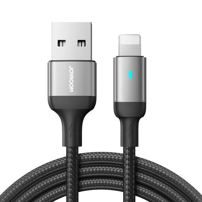 Joyroom USB - Lightning 2,4A kabel řady A10 2 m černý (S-UL012A10)