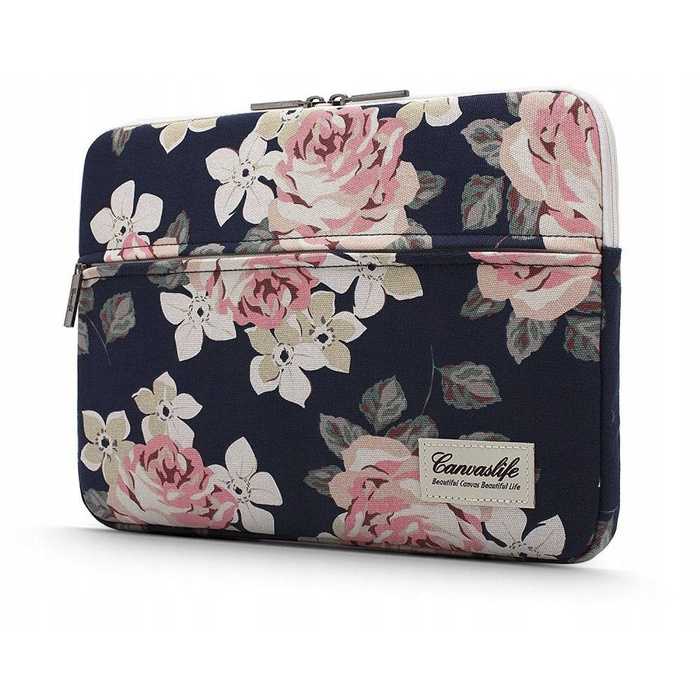 Cover CANVASLIFE Sleeve Laptop 13-14 Navy Rose Blue Case