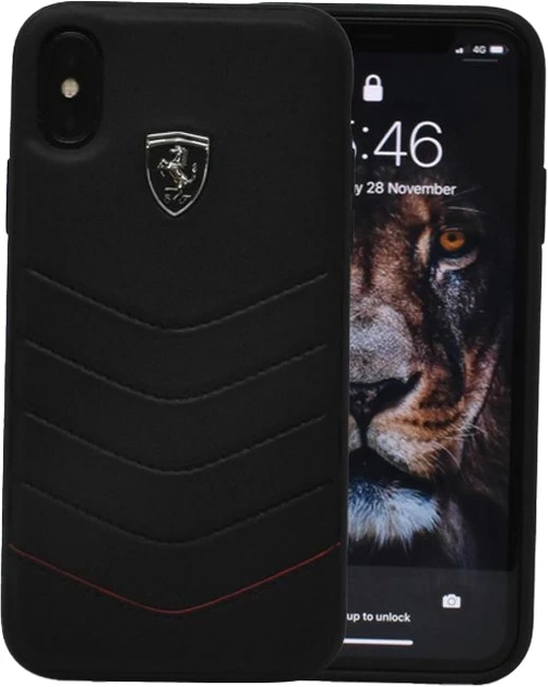 Pouzdro FERRARI Apple iPhone X Urban Black Case