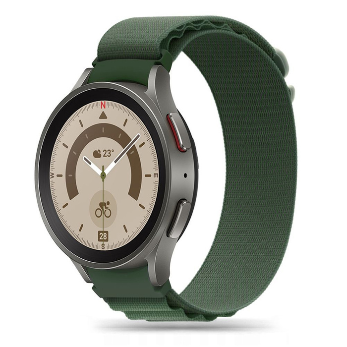 TECH-PROTECT NYLON PRO SAMSUNG Galaxy Watch 4 / 5 / 5 PRO (40 / 42 / 44 / 45 / 46 MM) VERDE MILITARE