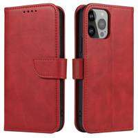 Obal Magnet Case obal Samsung Galaxy S23 flip cover wallet stand red Case