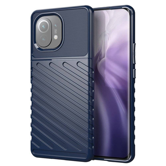 Thunder Case Flexibel Robuste Panzer Handyhülle TPU Schutzhülle für Xiaomi Mi 11 blau