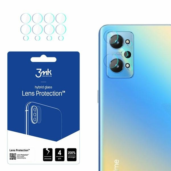 3MK Protection de l'objectif de l'appareil photo Realme GT Neo 2 5G 4pcs