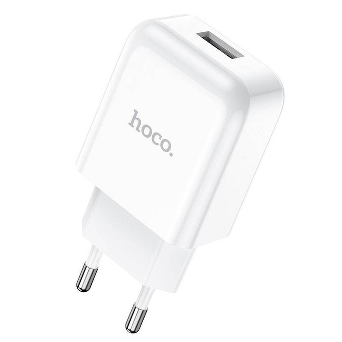 Cargador de red HOCO USB 2A N2 Vigour blanco