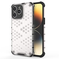 Funda Honeycomb para iPhone 14 Pro Max funda híbrida blindada transparente
