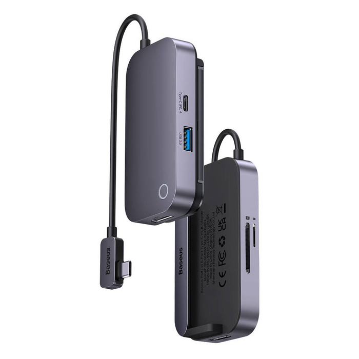 Baseus PadJoy 6-Port Type-C HUB Adapter Dark gray