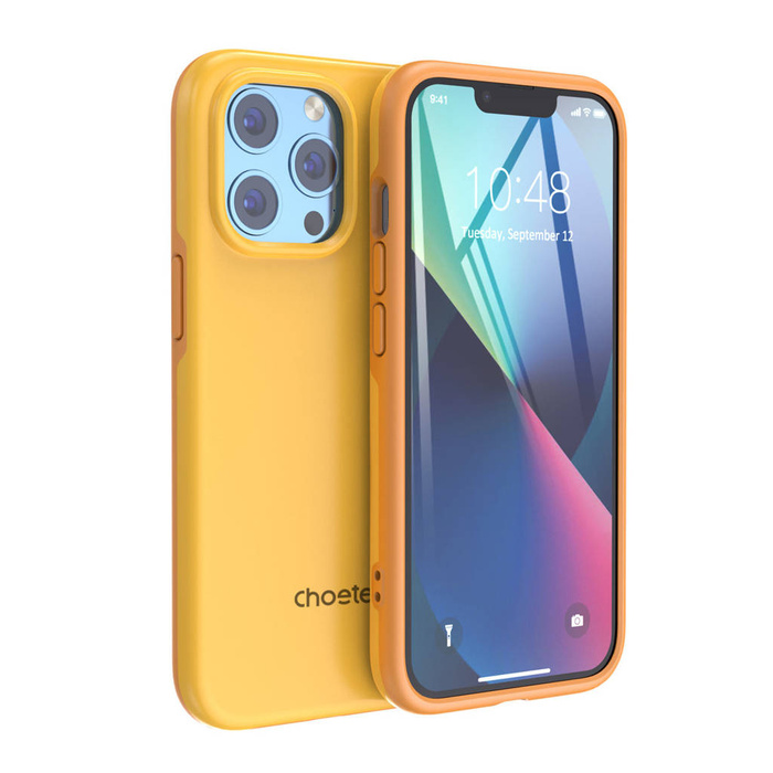 Choetech MFM Anti-drop case Made For MagSafe for iPhone 13 Pro orange (PC0113-MFM-YE)