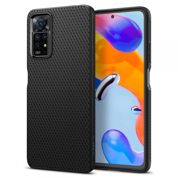 Pouzdro Spigen Liquid Air Xiaomi Redmi Note 11 Pro / 11 Pro 5G MATTE Black