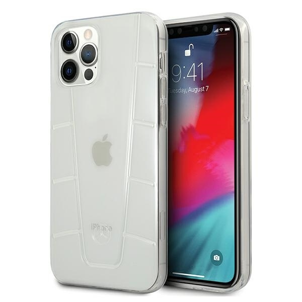 Telefontok MERCEDES Apple iPhone 12 Pro Max 6.7 átlátszó vonal MEHCP12LCLCLCT átlátszó keménytok