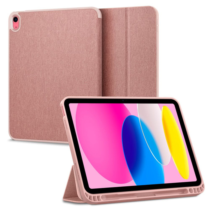 Obal Spigen Urban Fit IPad 10.9 2022 Růžové zlato Case