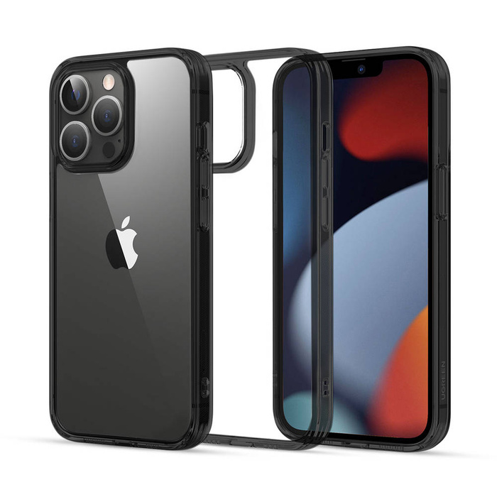 Ugreen ochranné pouzdro Fusion pevný kryt s gelovým rámem pro iPhone 13 Pro Black (90201)