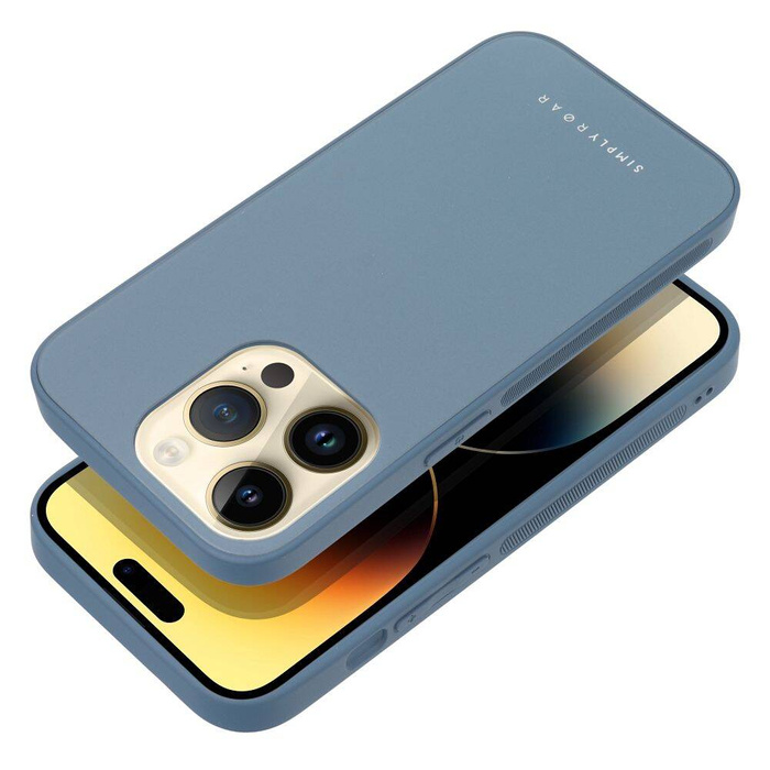 Roar case MATTE Glass Case - for iPhone 14 blue