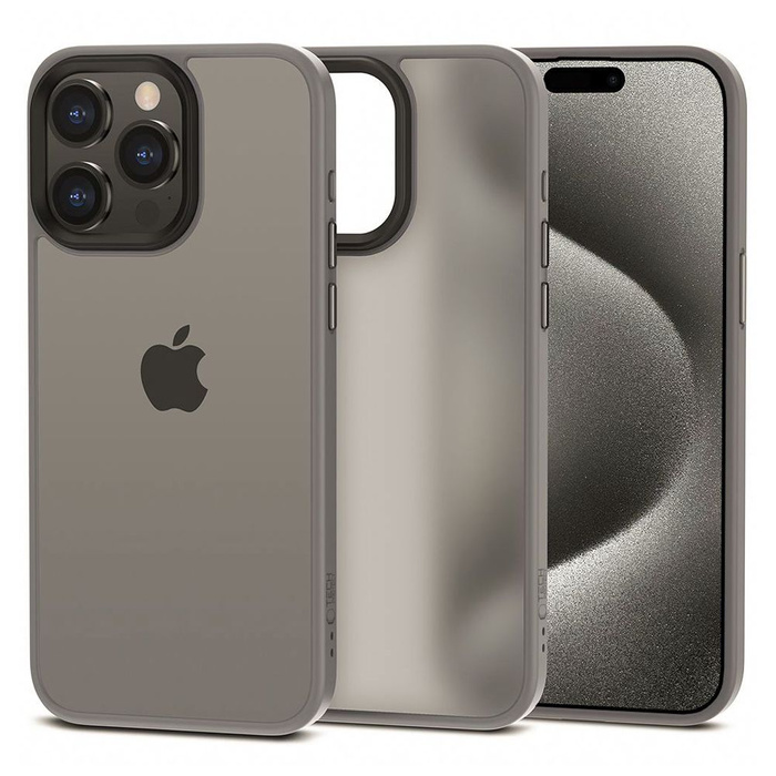 Telefontok Tech-protect Magszőnyeg iPhone 15 Pro Max MATTE Titanium Case