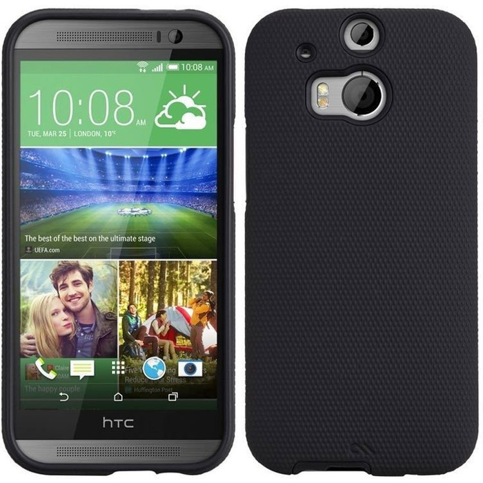 Telefontok CASE-MATE hibrid strapabíró HTC ONE M8 fekete tok