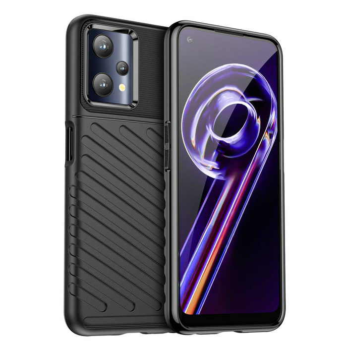 Thunder Case flexibilní pancéřovaný pouzdro kryt Realme 9 Pro černý