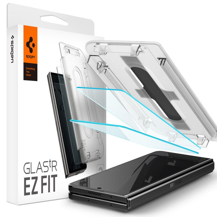 Tempered Glass Spigen GLAS.TR "EZ FIT" 2-PACK GALAXY Z Fold 5 KLAR