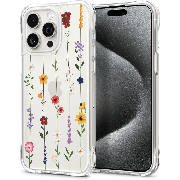 Obal Spigen Cyrill Cecile iPhone 15 Pro Max Flower Garden Case