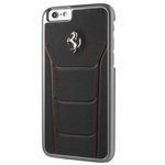 Telefontok FERRARI Apple iPhone 6 6S Stitching Fekete Case