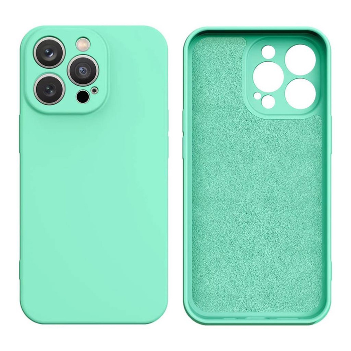 Coque en silicone pour Samsung Galaxy A34 5G housse en silicone vert menthe