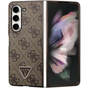 Case Guess GUHCZFD5P4TDPW F946 Galaxy Z Fold 5 brown/brown hardcase Leather 4G Triangle Strass Case