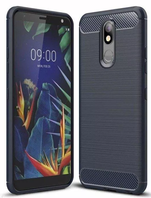 LG K40 Kohlenstoff-Silikonhülle