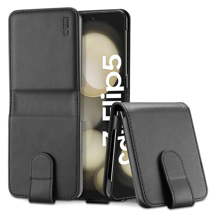 Case Tech-protect Wallet Galaxy Z Flip 5 Black Case