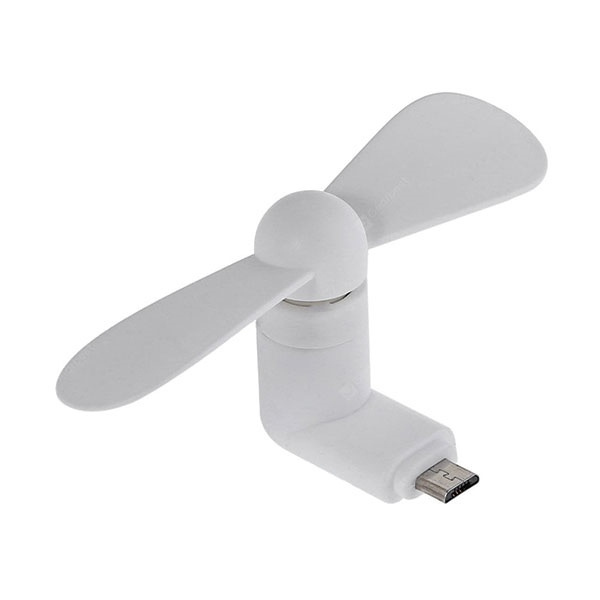 USAMS white fan for the phone for the microUSB connector