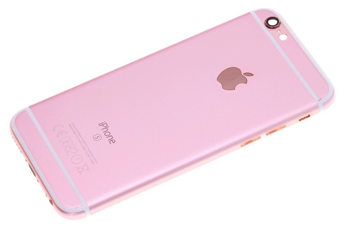 Originální flipový kryt těla APPLE iPhone 6s A1688 Rose Gold Grade B