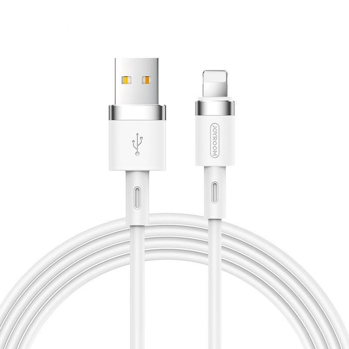 Joyroom câble USB - Lightning 2.4A 1.2m (S-1224N2 Blanc)