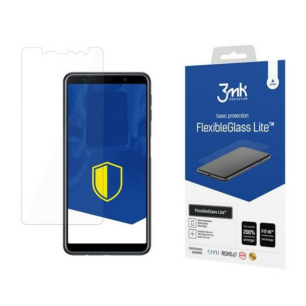 Verre hybride 3MK Samsung Galaxy A7 2018 A750 FlexibleGlass Lite