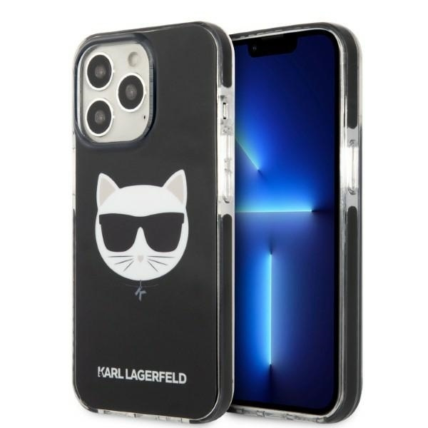 Obal Karl Lagerfeld Klhcp13ltpeck iPhone 13 Pro / 13 6,1" Hardcase Black/black Choupette Head Case