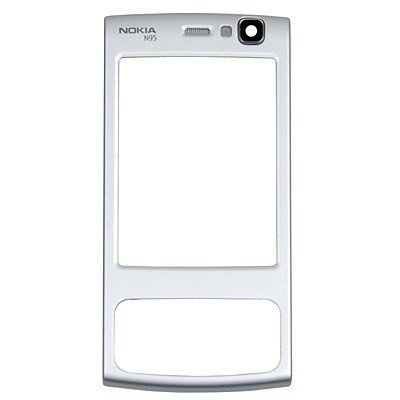 NOKIA N95 Front Cover Silver Case