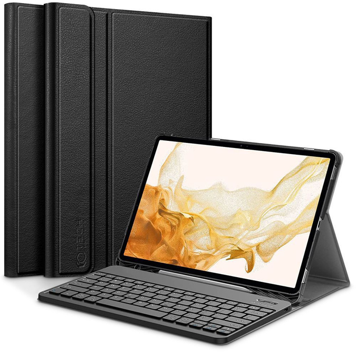 Hülle TECH-PROTECT SC PEN + TASTATUR GALAXY TAB A8 10.5 X200 / X205 SCHWARZ