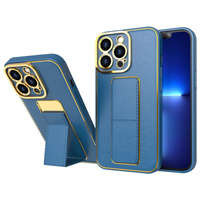 Nuova custodia Kickstand per iPhone 12 con supporto blu
