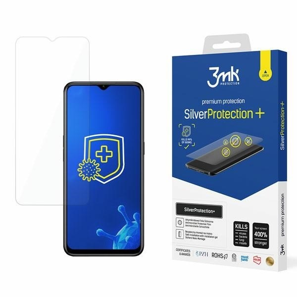 Screen Protector 3MK Oppo A31 2020 Silver Protect+ Wet Mount Antimicrobial