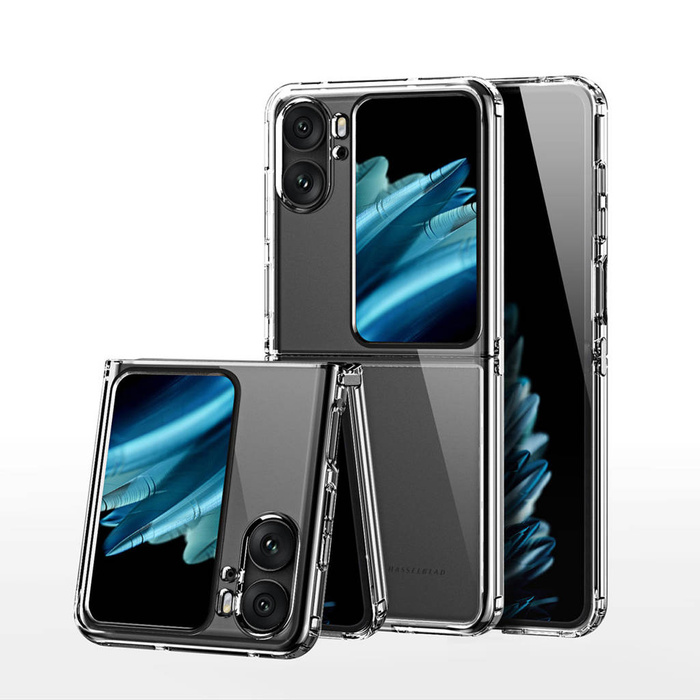 Dux Ducis Clin Case pro Oppo Find N2 Flip Armor Case Zadní kryt Transparentní