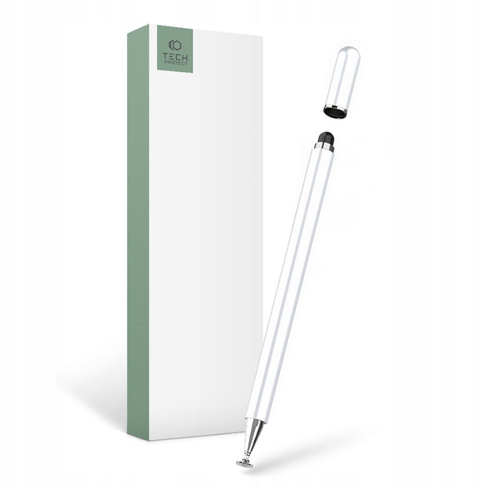 TECH-PROTECT CHARM STYLUS PEN BIANCO/ARGENTO