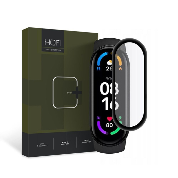 HOFI HYBRID GLAS XIAOMI MI SMART BAND 6 SCHWARZ