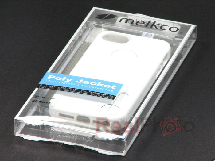 Coque MELKCO Double Couche Pour iPhone 5 5S SE BLANC