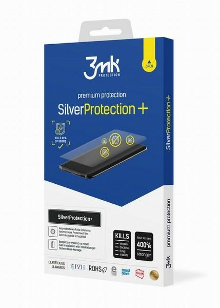 Screen Protector Antimicrobial 3mk Apple iPhone 12 Pro Max Silver Protect Wet Mounted