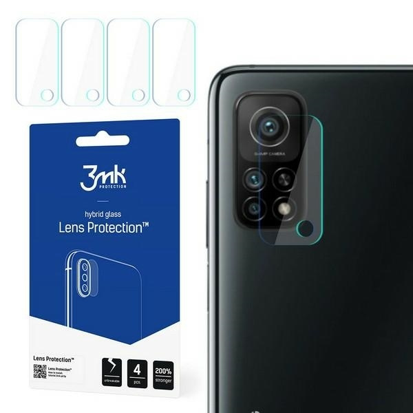 3MK Xiaomi Mi 10T 5G Mi 10T Pro 5G Protection d'objectif en verre hybride 4pcs Verre